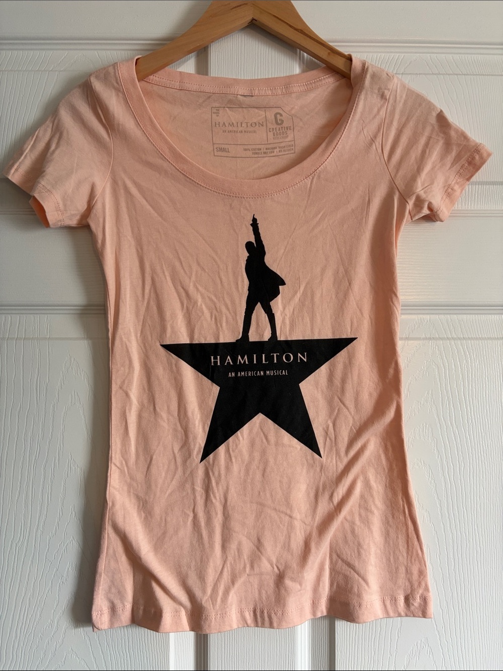 Hamilton Peach Short Sleeve Tee Small